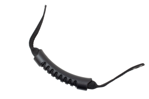 Jeep Wrangler Rubicon Grab Handles - A-Pillar & Sound Bar - Fishbone Offroad - Molded Rubber - Black - `07-`18